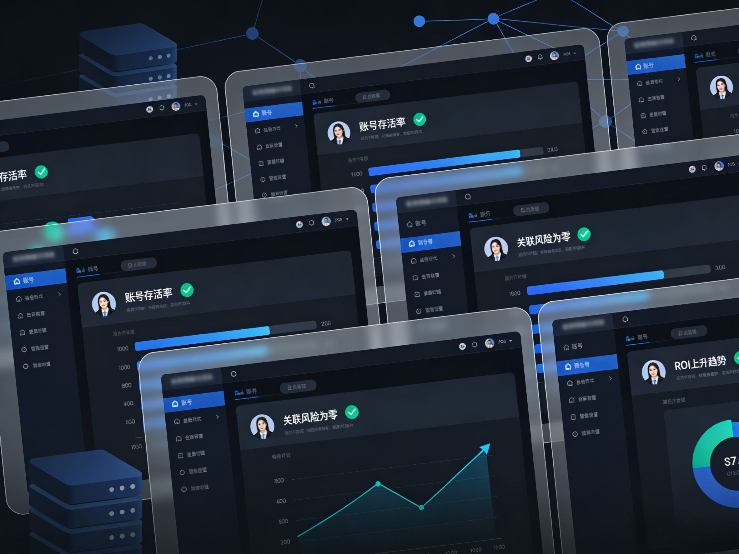 跨境电商账号矩阵运营示意图